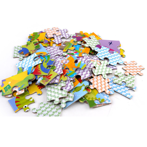 Пъзел от 12 части - 4 броя в кутия различни картини 