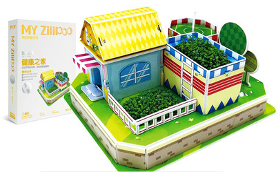 Триизмерен пъзел в различни модели