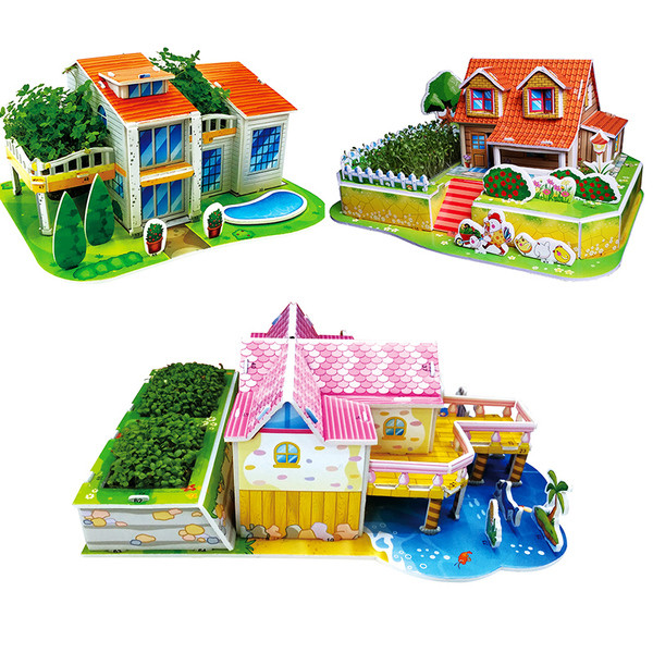 Триизмерен пъзел в различни модели