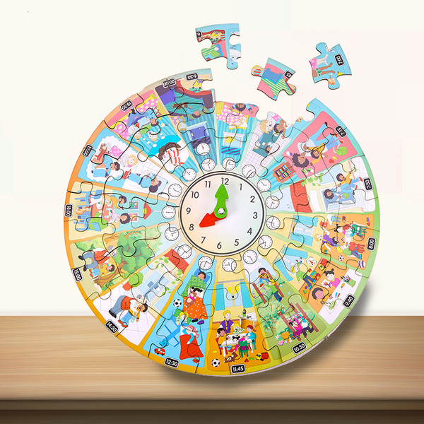 Ρολόι παζλ σε δύο μοντέλα  48 τεμάχια