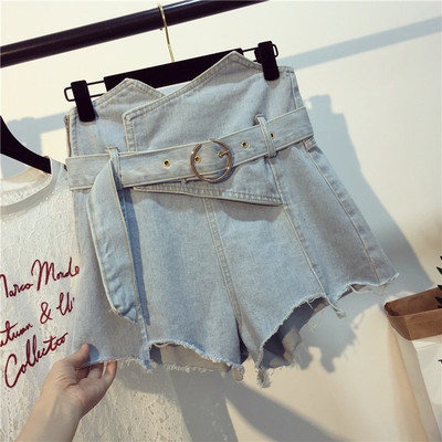 Γυναικεία μοντέρνα σορτς με ψηλή μέση σε τρία χρώματα