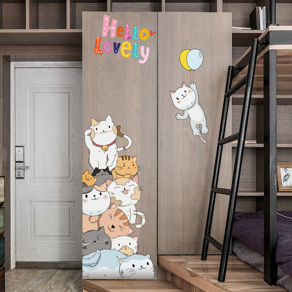 Autocolante de perete pentru copii Hello lovely