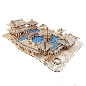 Fából készült háromdimenziós puzzle 315 darabból