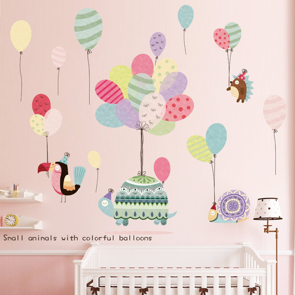 Διακόσμηση τοίχων -μπαλόνια 