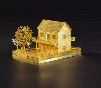 Малък триизмерен пъзел - къща