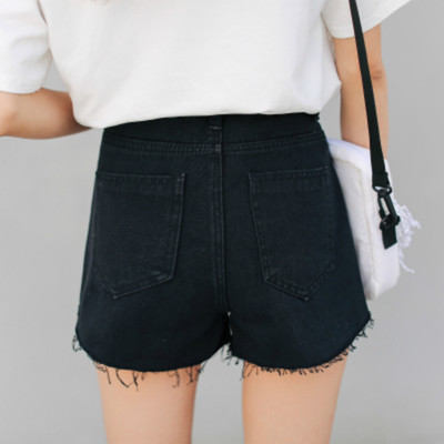 Къси дамски дънки в четири цвята - два модела накъсан и изчистен