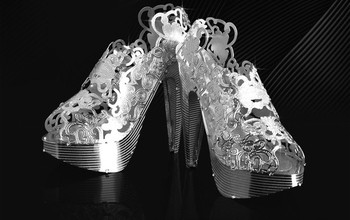 Малък 3D пъзел - дамски обувки