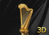 Μικρό τρισδιάστατο παζλ - άρπα