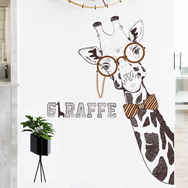 Детски стенни стикери жираф 