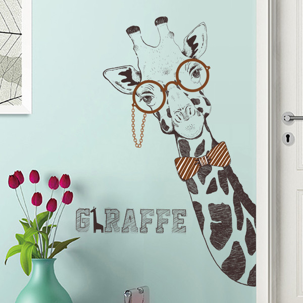 Детски стенни стикери жираф 