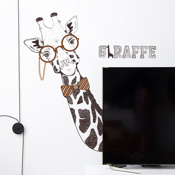 Детски стенни стикери жираф 