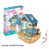 3D παζλ με 132 μέρη - σπίτι