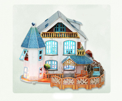 3D παζλ με 132 μέρη - σπίτι