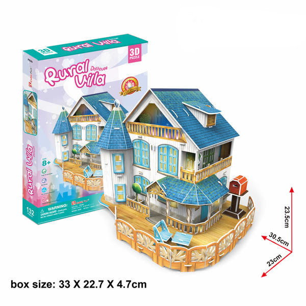 3D παζλ με 132 μέρη - σπίτι