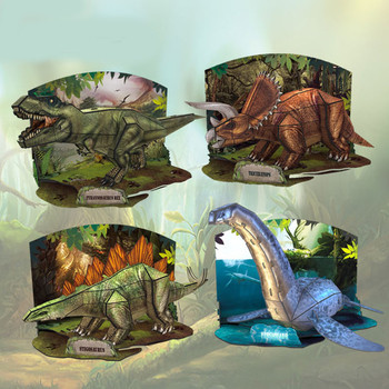 Δεινόσαυρος - τρισδιάστατο παζλ σε τέσσερα μοντέλα
