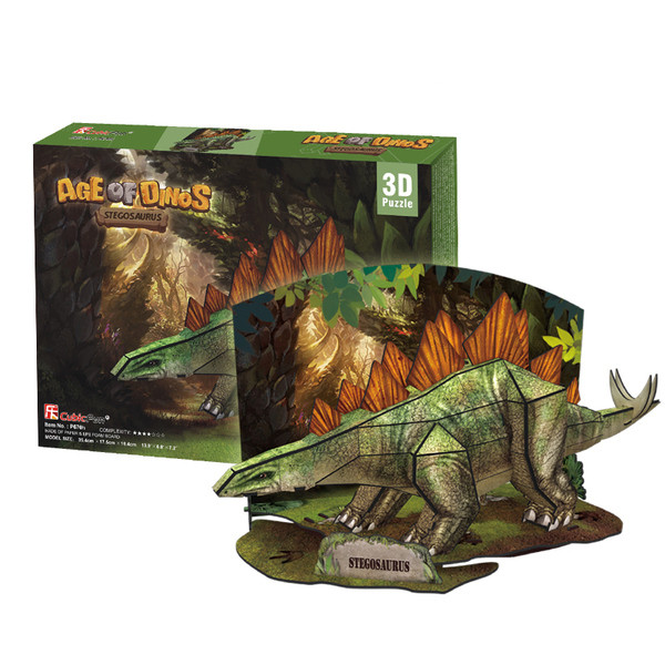 Динозавър - триизмерен пъзел в четири модела