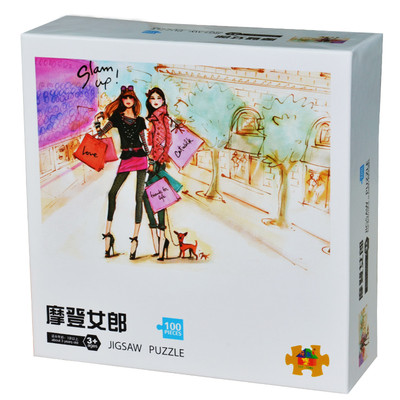 Puzzle εικόνα από 100 κομμάτια διαφορετικών μοντέλων