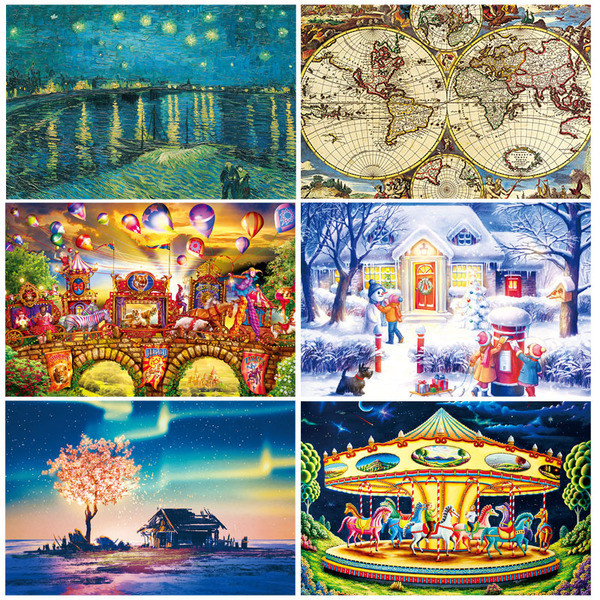 Puzzle εικόνα από 100 κομμάτια διαφορετικών μοντέλων