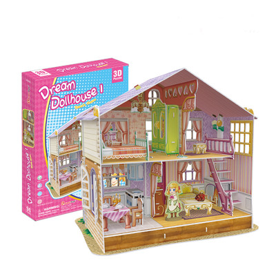 3D παζλ σε τέσσερα μοντέλα - σπίτι