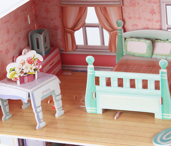 3D παζλ σε τέσσερα μοντέλα - σπίτι