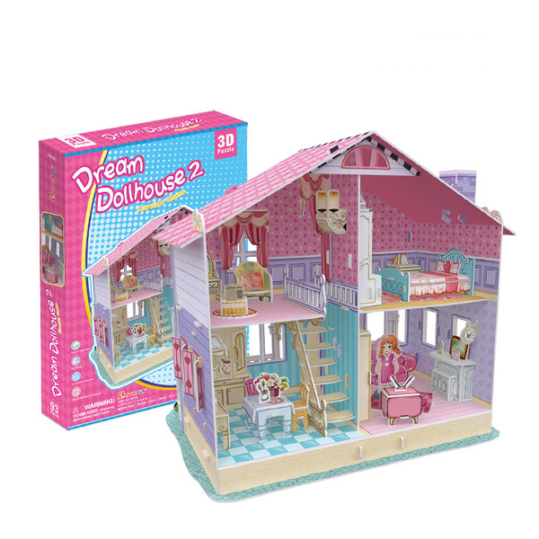 3D παζλ σε τέσσερα μοντέλα - σπίτι