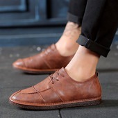 Мъжки елегантни мокасини в черен, кафяв и сив цвят