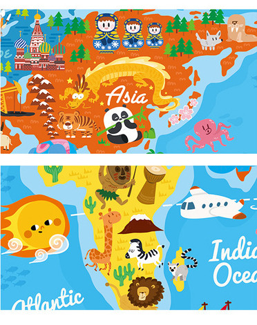 Образователен пъзел 80 парчета  - Земята