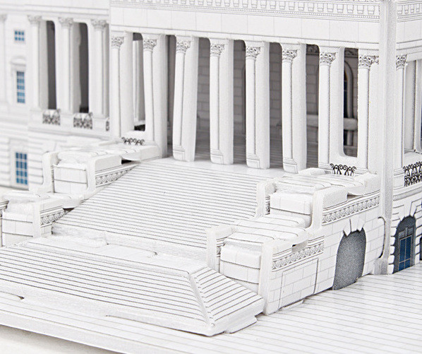 3D пъзел от 132 части - сграда