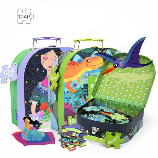 Παζλ σε κουτί των 104 κομμάτια - δύο μοντέλα