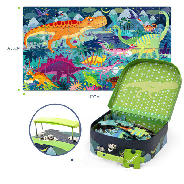 Παζλ σε κουτί των 104 κομμάτια - δύο μοντέλα