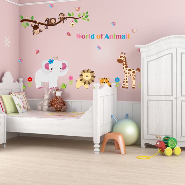 Παιδικά αυτοκόλλητα τοίχων - ζωικού κόσμου