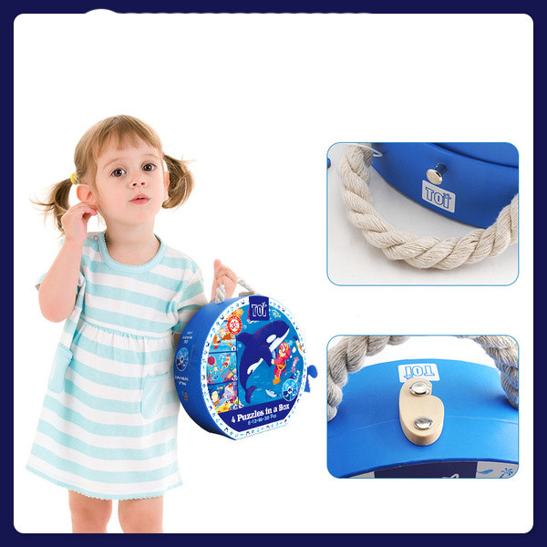 Комплект пъзел 4 броя в кутия от 6-12-16-20 парчета