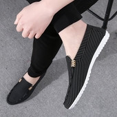 Райрани мъжки елегантни мокасини в черен и бял цвят