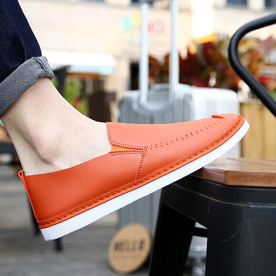 Casual  ανδρικά μοκασίνια σε μαύρο, λευκό και καφέ χρώμα