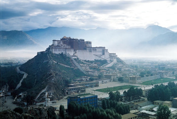 Пъзел от 500 парчета пейзаж - Тибет в три модела