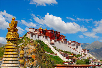 Пъзел от 500 парчета пейзаж - Тибет в три модела