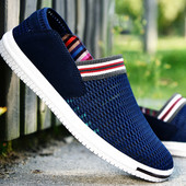 Mocasini bărbați din plasă în două culori