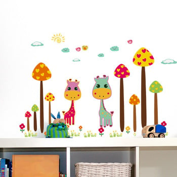 Детски стенни стикери жирафи 