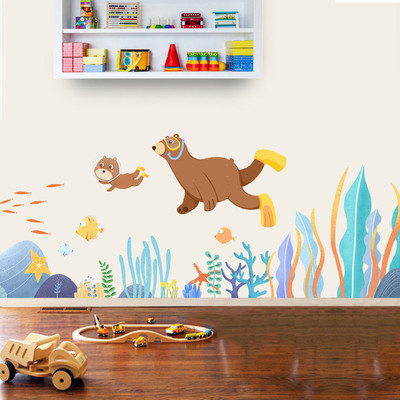 Детски стенни  стикери мечета 