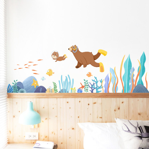 Детски стенни  стикери мечета 