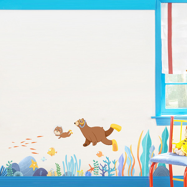 Детски стенни  стикери мечета 