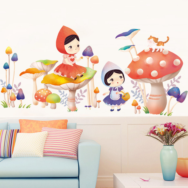 Παιδικά αυτοκόλλητα Κόκκινα σκουφίτσα