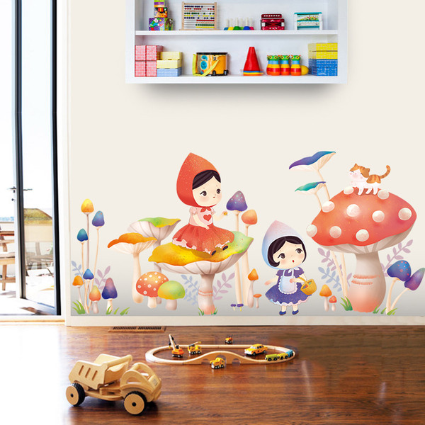 Παιδικά αυτοκόλλητα Κόκκινα σκουφίτσα