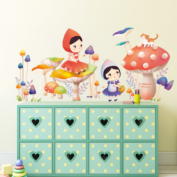 Παιδικά αυτοκόλλητα Κόκκινα σκουφίτσα