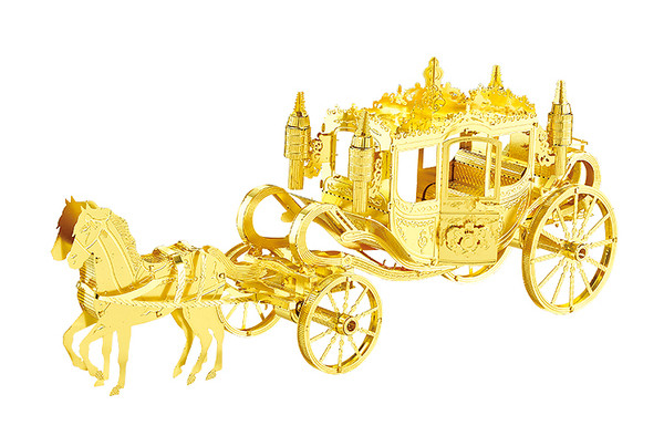 Малък 3D пъзел от 60 части - каляска