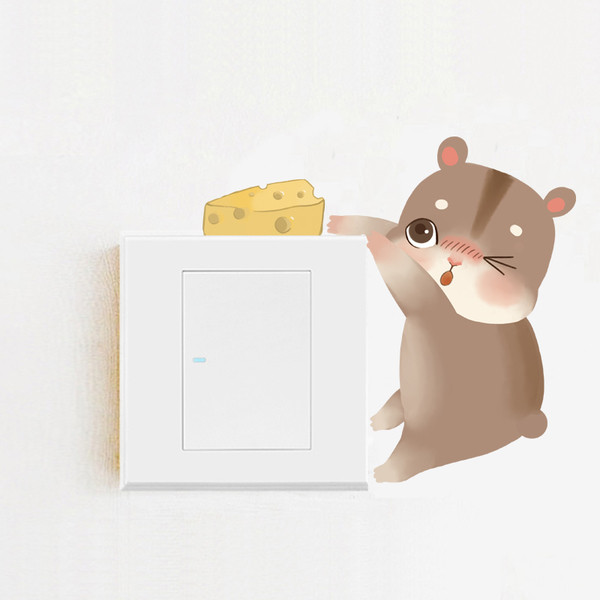 παιδικά αυτοκόλλητα  χάμστερ