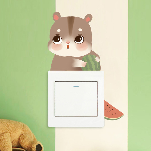 παιδικά αυτοκόλλητα  χάμστερ