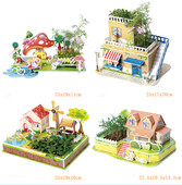 3D пъзел в няколко модела - къща