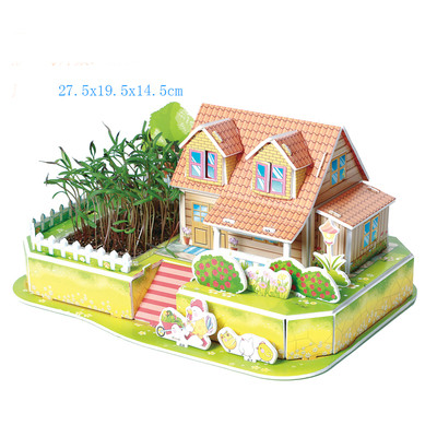 3D пъзел в няколко модела - къща