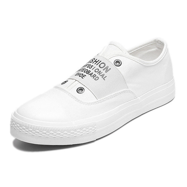 Ανδρικά μοκασίνια σε λευκό και μαύρο χρώμα